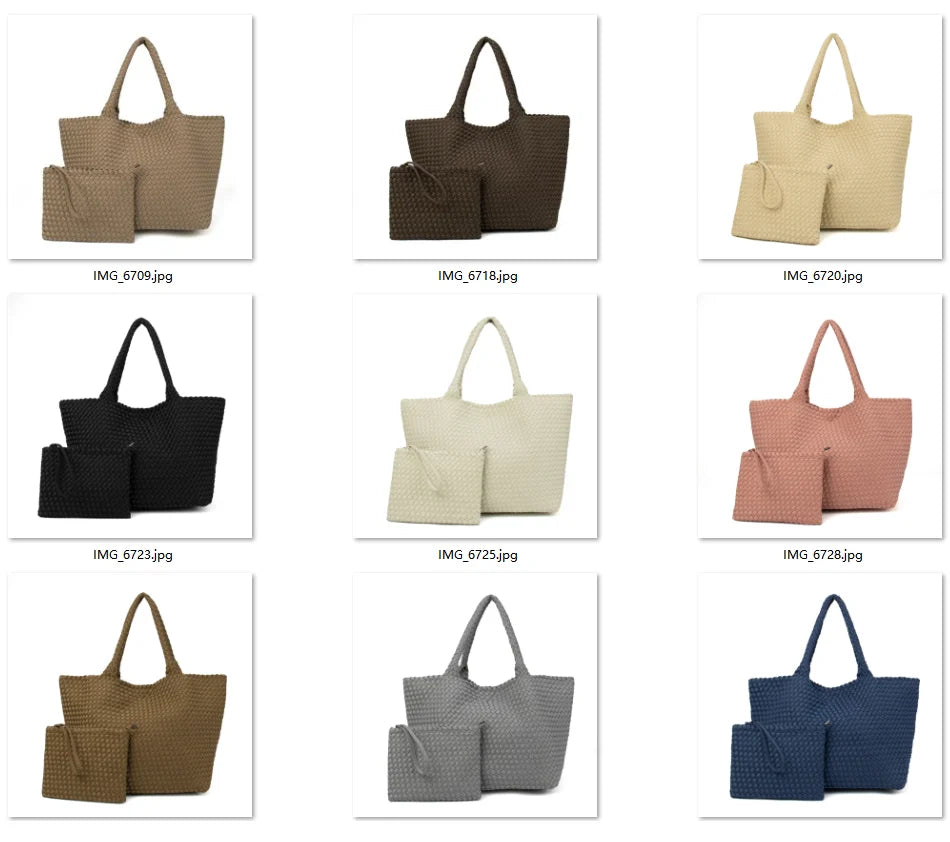 Women's Handmade Woven Tote Bag