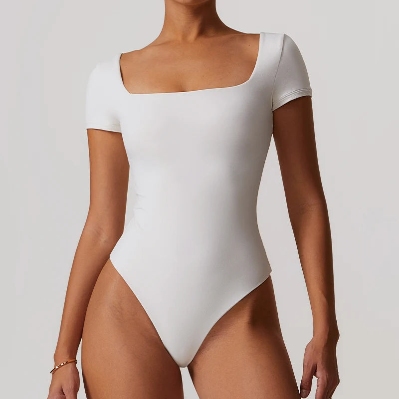 High-Waist Yoga Jumpsuit - Quick-Dry Breathable Activewear