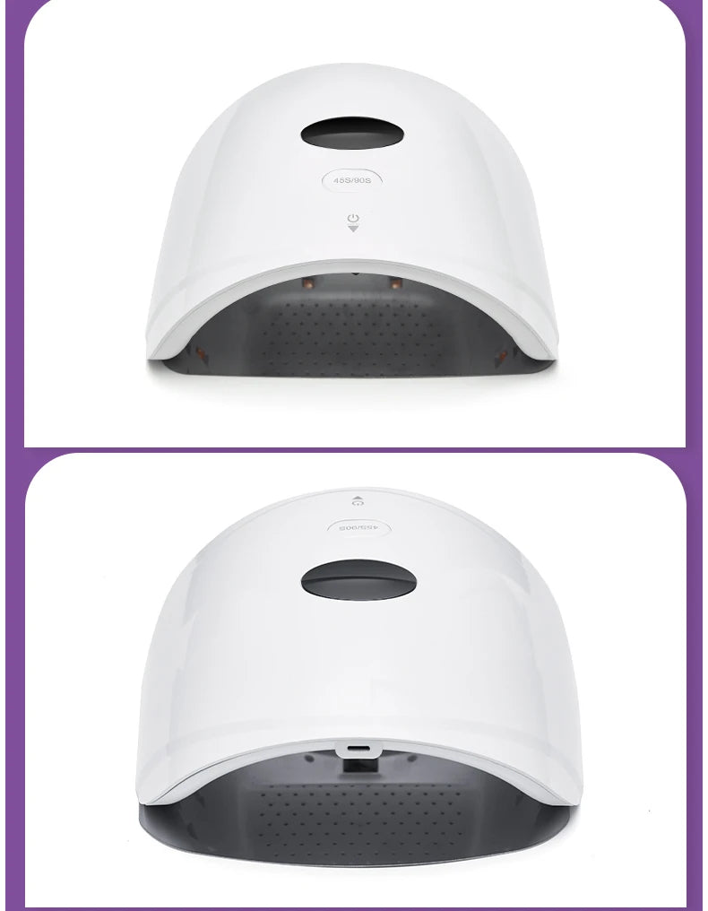 48W UV LED Nail Dryer - Professional Gel Polish Lamp with Sensor & Timer