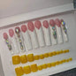 Handmade Acrylic Press-On Nails with Toe Nails Set