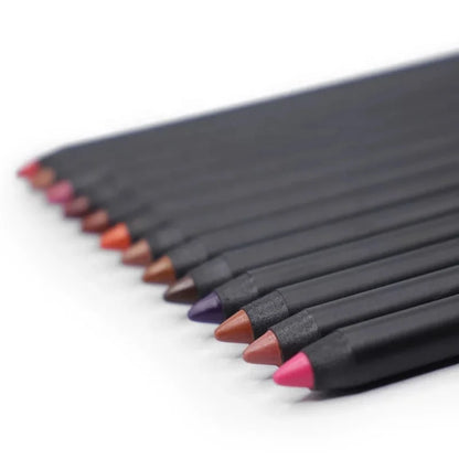 Matte Lip Liner Set - High Pigment Long-Lasting (13 Colors)