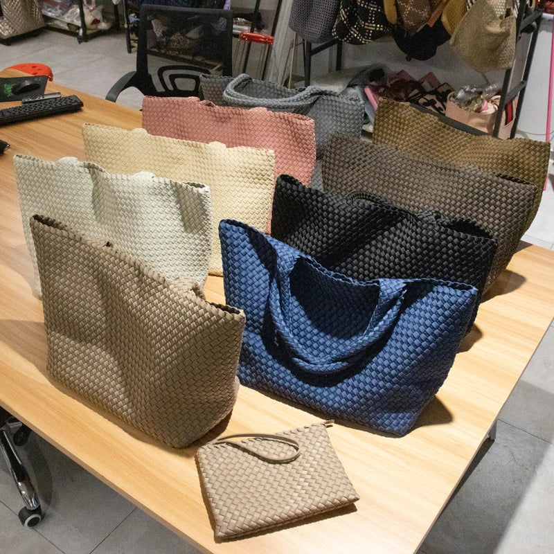 Women's Handmade Woven Tote Bag