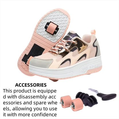 2-in-1 Roller Skate Sneakers