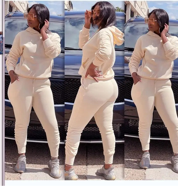 Comfy Sweatpants and Hoodie Set