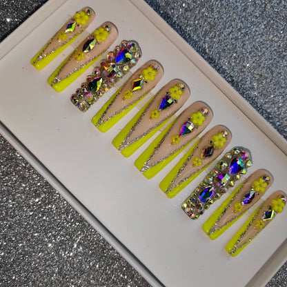 Press-On Nails - Handmade Artificial Fingernails Set