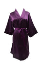 Women's Satin Kimono Robe - Short Silk Bridal Bridesmaid Wedding Robe