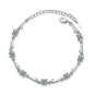 Moissanite Chain Link Bracelet 18K  Bracelet