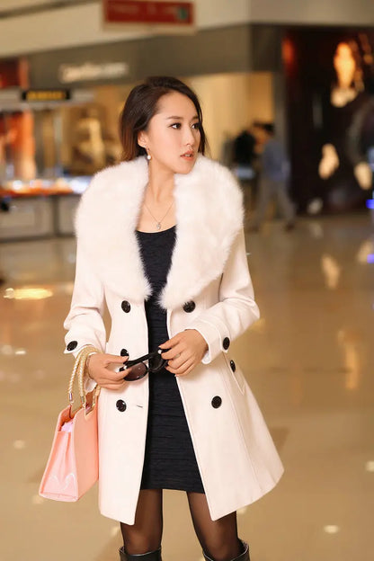 Double-Breasted Wool Coat