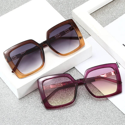 Oversized Square Gradient Sunglasses