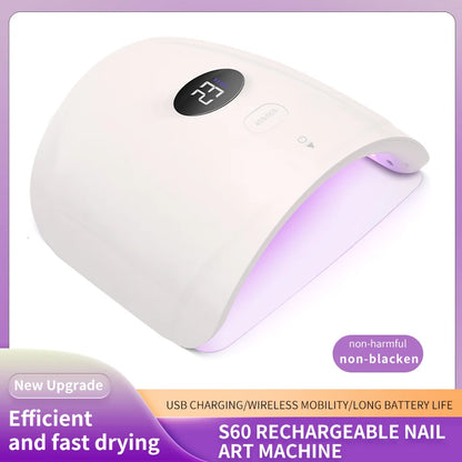 48W UV LED Nail Dryer - Professional Gel Polish Lamp with Sensor & Timer