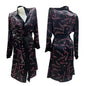Luxury Money Print Satin Bathrobe & Sash