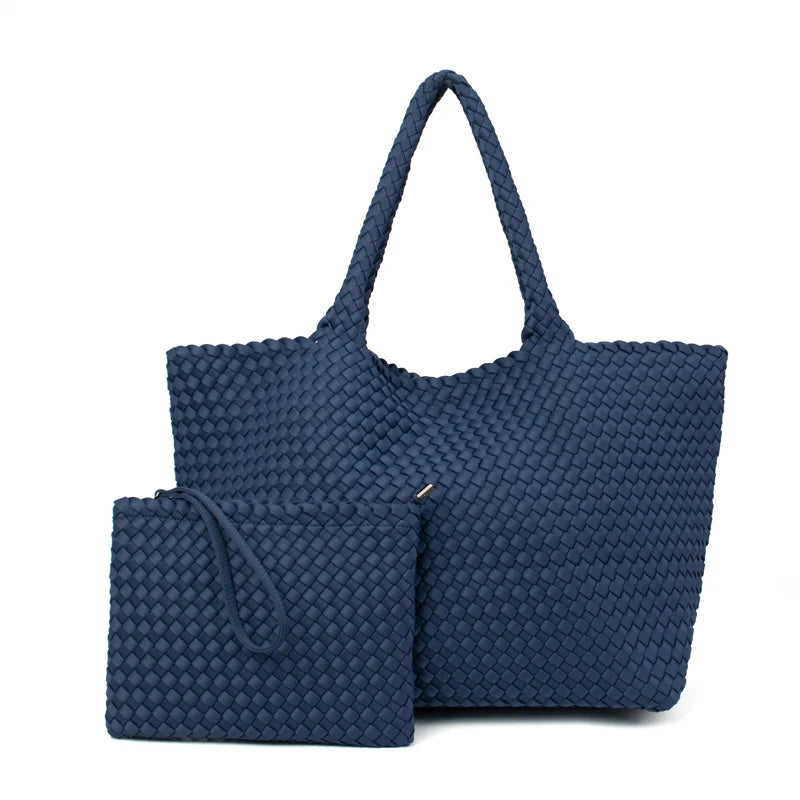 Women's Handmade Woven Tote Bag