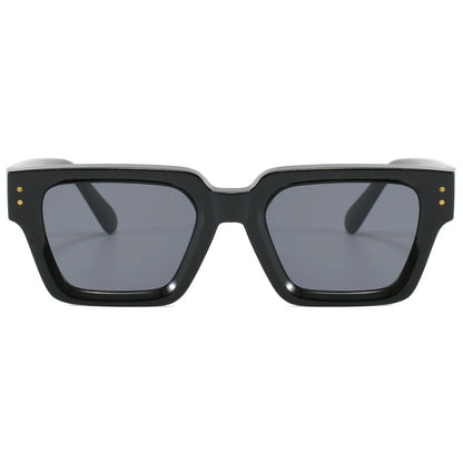 Retro Chunky Square Cat Eye Sunglasses - UV400 Protection