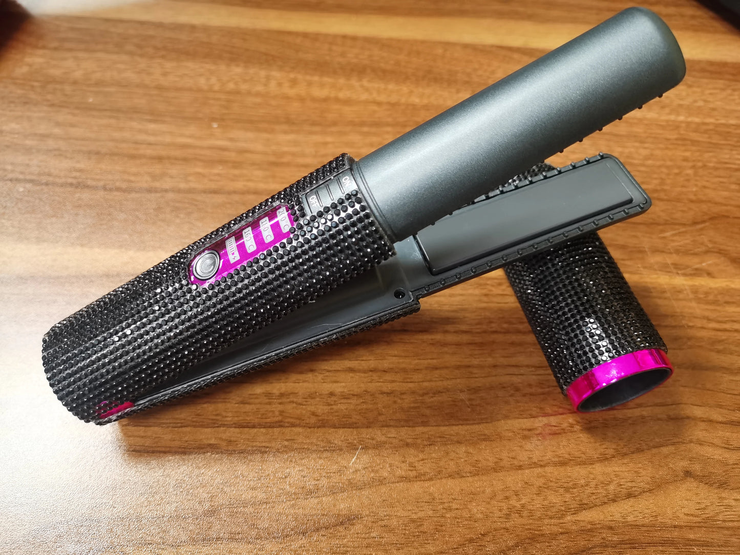 Cordless Hair Straightener - 2-in-1 Brushless Dryer & Curling Iron