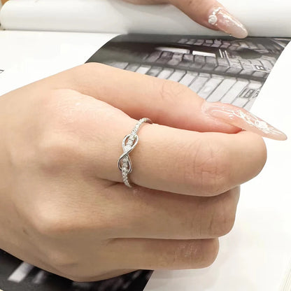 Lab-Grown Diamond Ring - 925 Sterling Silver Moissanite Ladies Ring