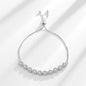 Moissanite Chain Link Bracelet 18K  Bracelet