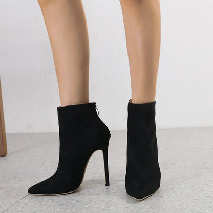 12cm Platform Ankle Boots