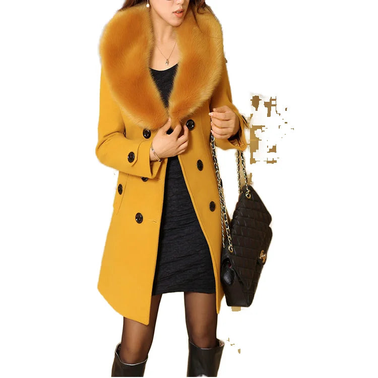 Double-Breasted Wool Coat