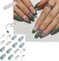 French Style Press-On Nails - 24 Piece Acrylic Artificial Nail Set