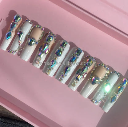 Luxury Handmade Press-On Nails with Designs