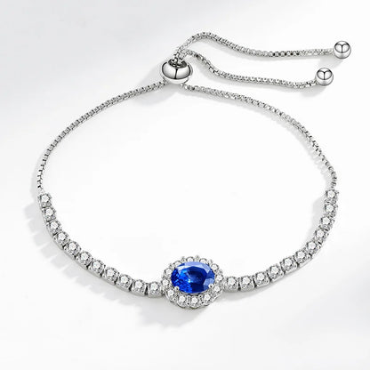 Moissanite Chain Link Bracelet 18K  Bracelet