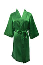 Women's Satin Kimono Robe - Short Silk Bridal Bridesmaid Wedding Robe