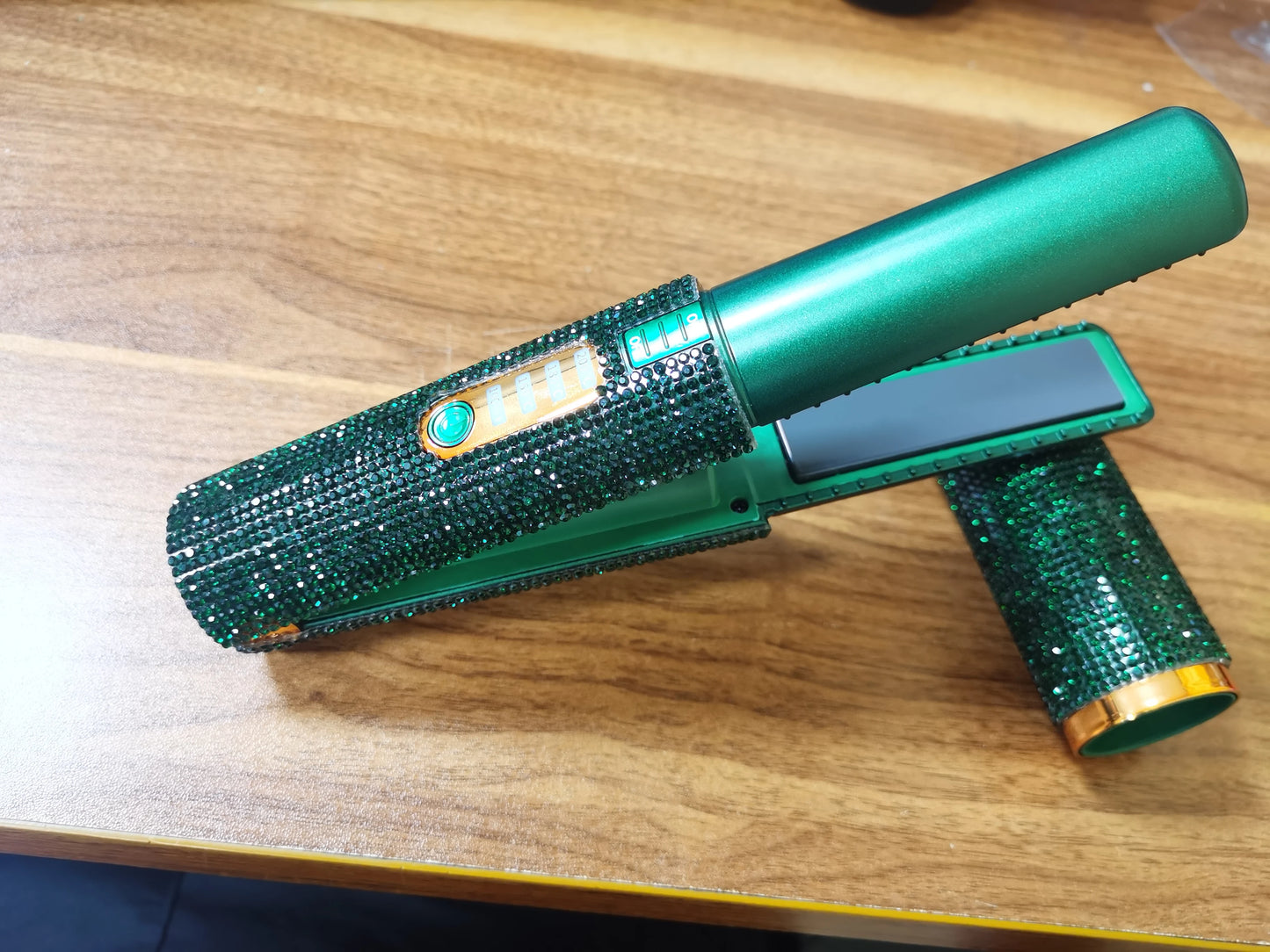 Cordless Hair Straightener - 2-in-1 Brushless Dryer & Curling Iron