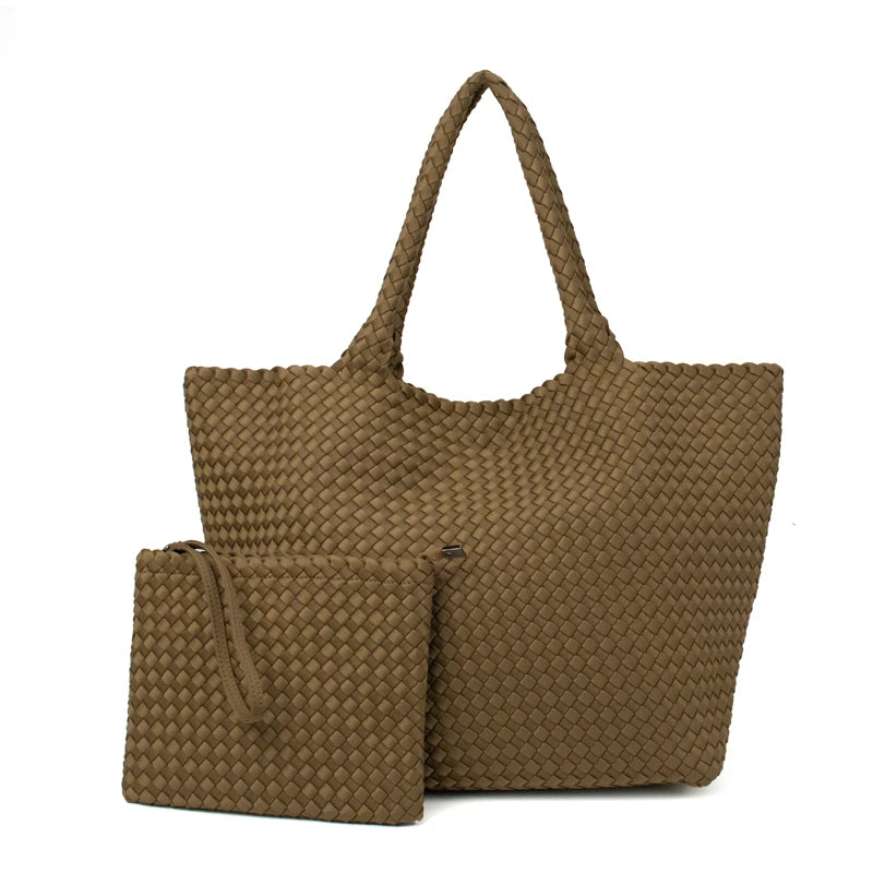 Women's Handmade Woven Tote Bag