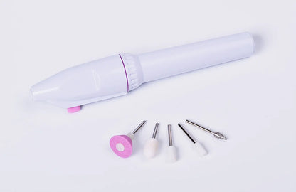 5-in-1 Electric Nail Drill Kit - Mini Portable Nail Art Grinder & Polisher Set