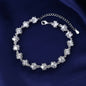 Moissanite Chain Link Bracelet 18K  Bracelet
