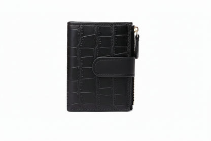 Crocodile Embossed PU Leather with Card Holder & Coin Pocket