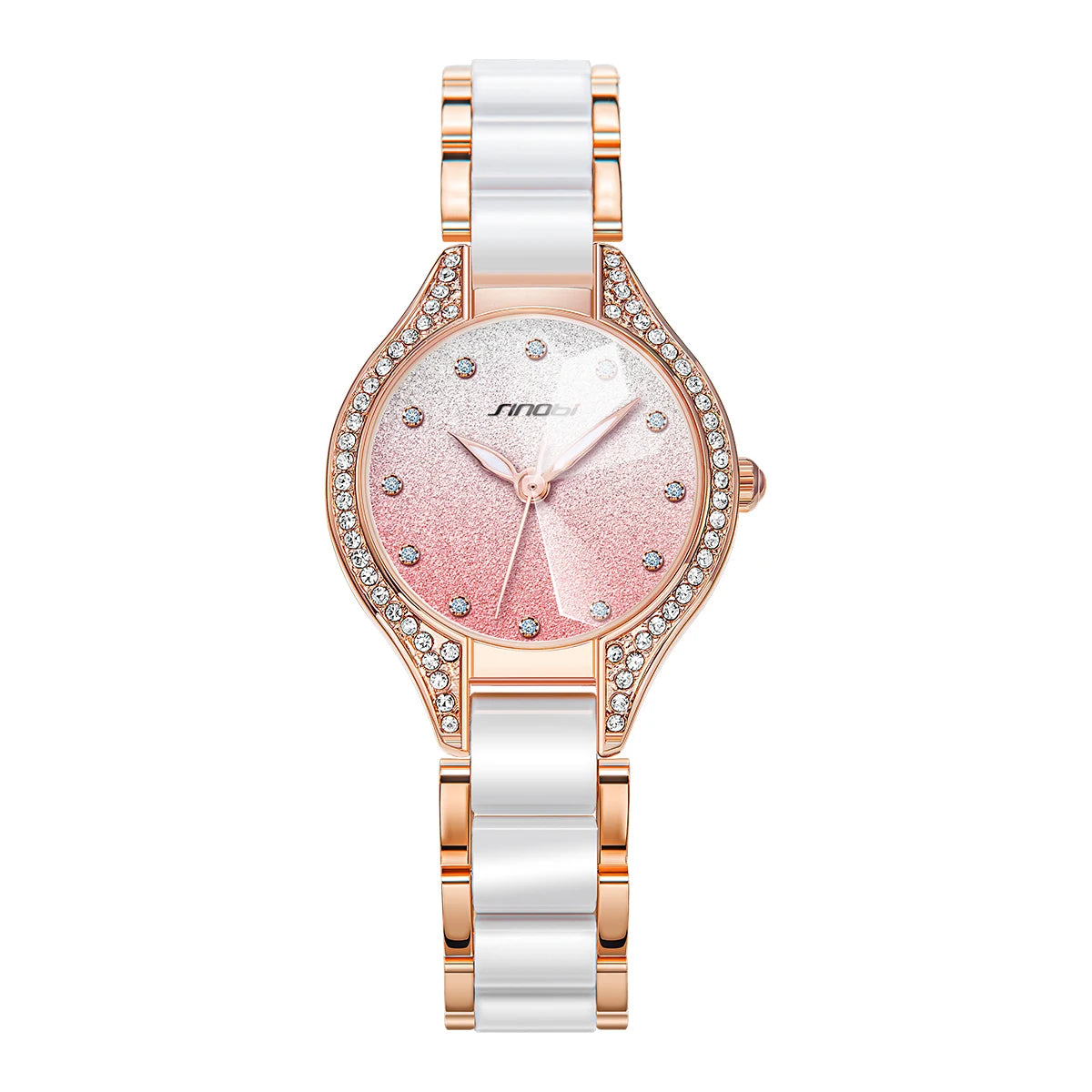 Luxury Diamond Quartz Watch