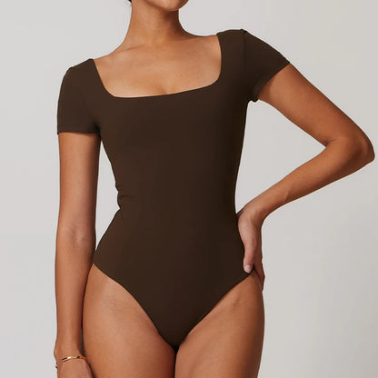 High-Waist Yoga Jumpsuit - Quick-Dry Breathable Activewear