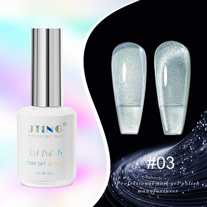 JTING Cat Eye Gel Nail Polish 24-Color Set with Magnet - Complete Collection Kit