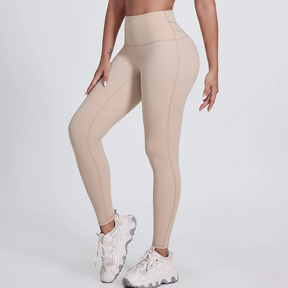 High Waist Butt Lifting Gym Leggings - Women's Workout Yoga Pants
