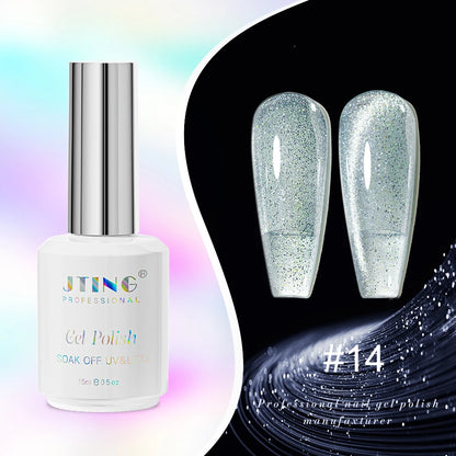 JTING Cat Eye Gel Nail Polish 24-Color Set with Magnet - Complete Collection Kit