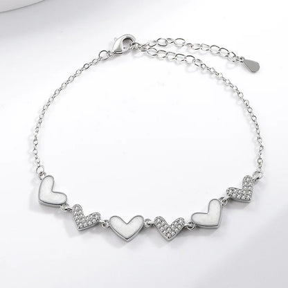 Moissanite Chain Link Bracelet 18K  Bracelet