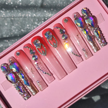 Press-On Nails - Handmade Artificial Fingernails Set