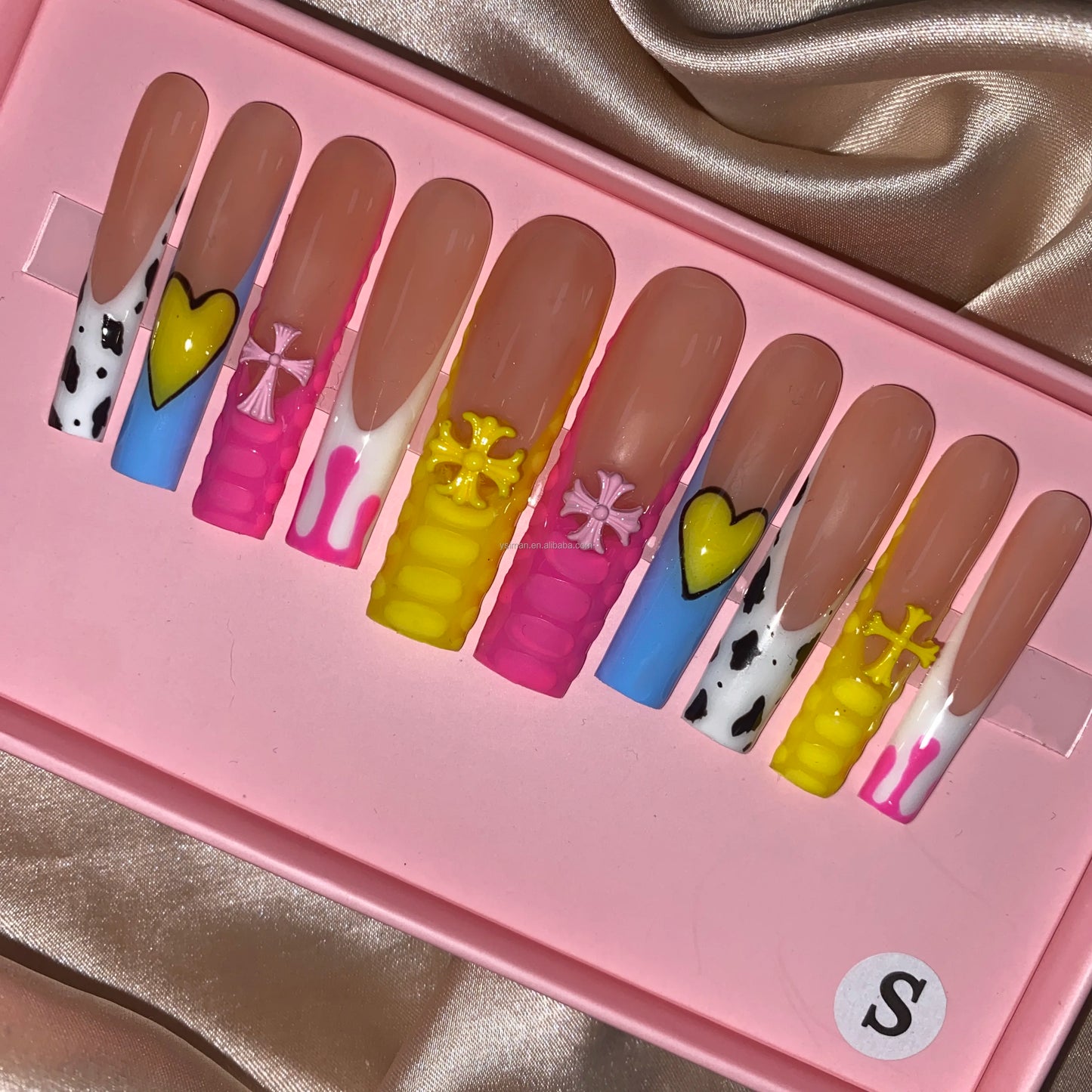 Luxury Handmade Press-On Nails with Designs