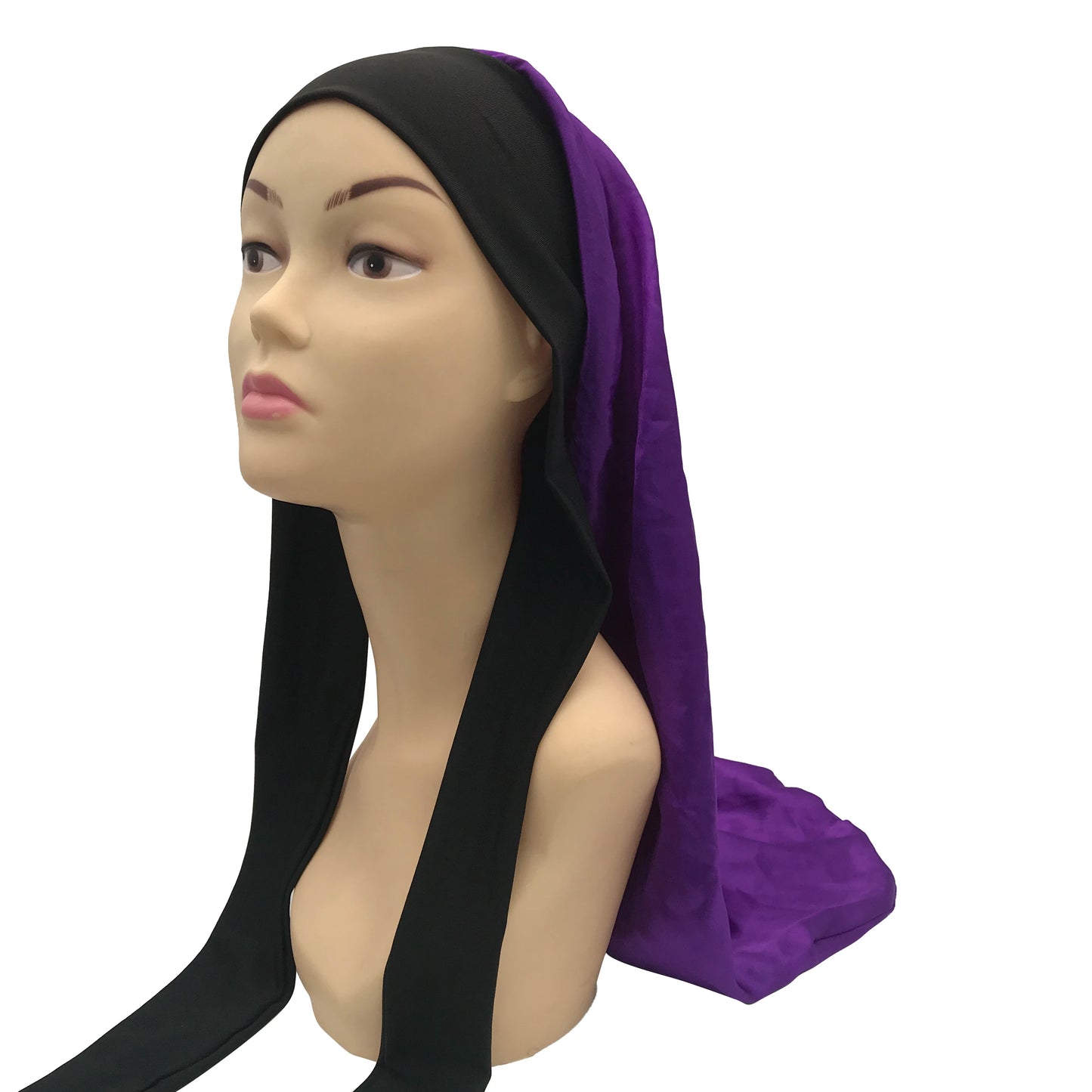 Silk Satin Sleeping Bonnet - Adjustable Long Hair Bonnet for Women