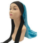 Silk Satin Sleeping Bonnet - Adjustable Long Hair Bonnet for Women