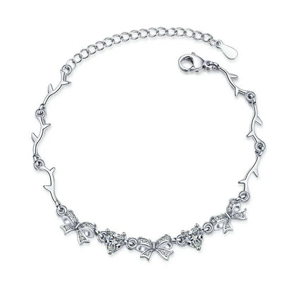 Moissanite Chain Link Bracelet 18K  Bracelet