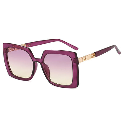 Oversized Square Gradient Sunglasses