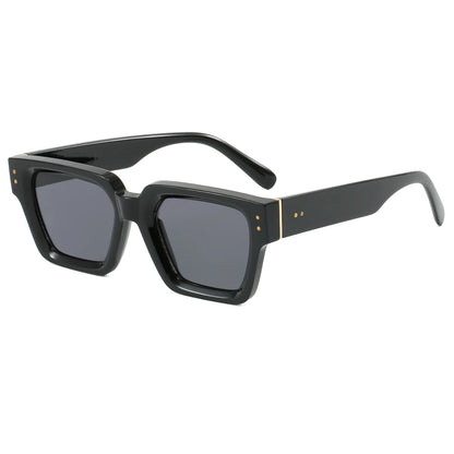 Retro Chunky Square Cat Eye Sunglasses - UV400 Protection