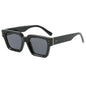 Retro Chunky Square Cat Eye Sunglasses - UV400 Protection
