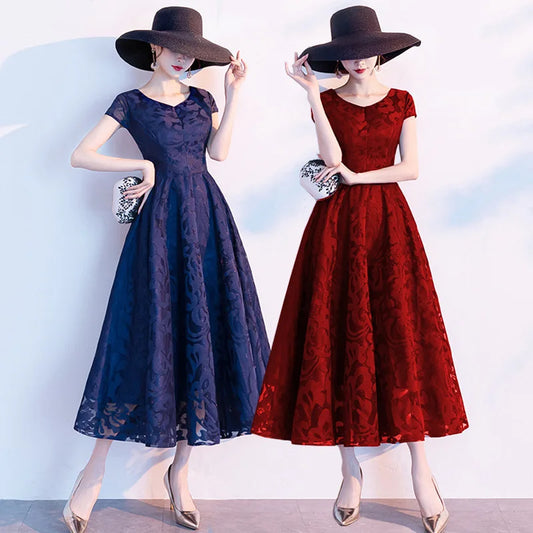 Convertible Long Evening Gown - Elegant Formal Dress