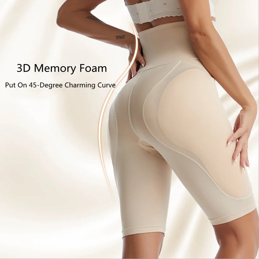 Plus Size Shapewear Control Panties - Butt Lifter with Hip Enhancer