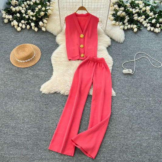 Knitted Top with Diamond Embellishments & Mesh Midi Skirt