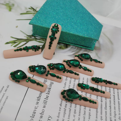 Press-On Nails - Handmade Artificial Fingernails Set