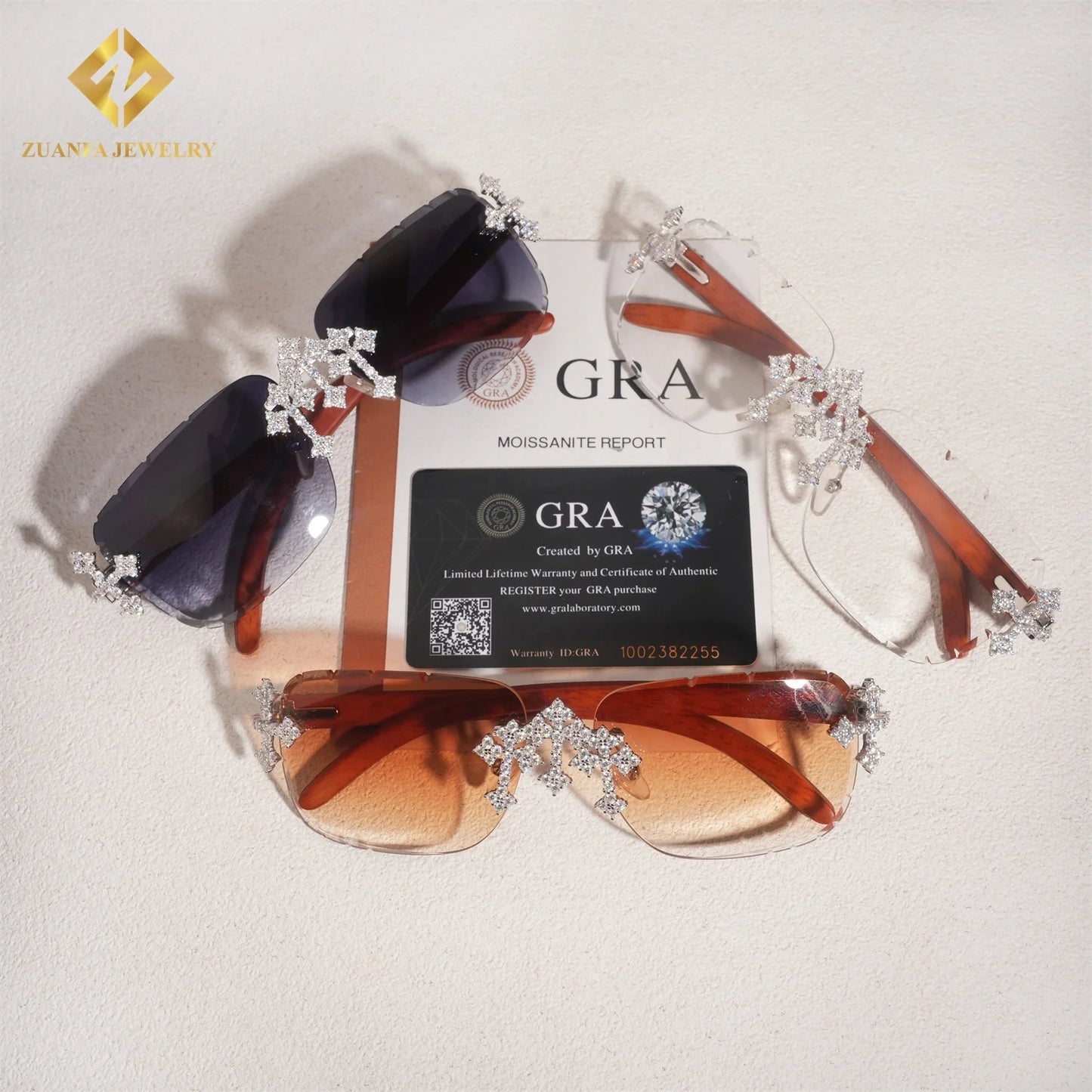 Moissanite Iced Out Glasses - VVS Diamond Hip Hop Sunglasses